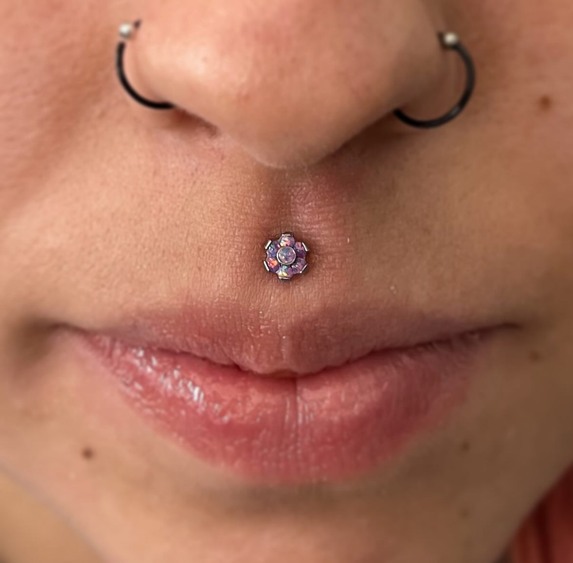 Labret Flor Opalo