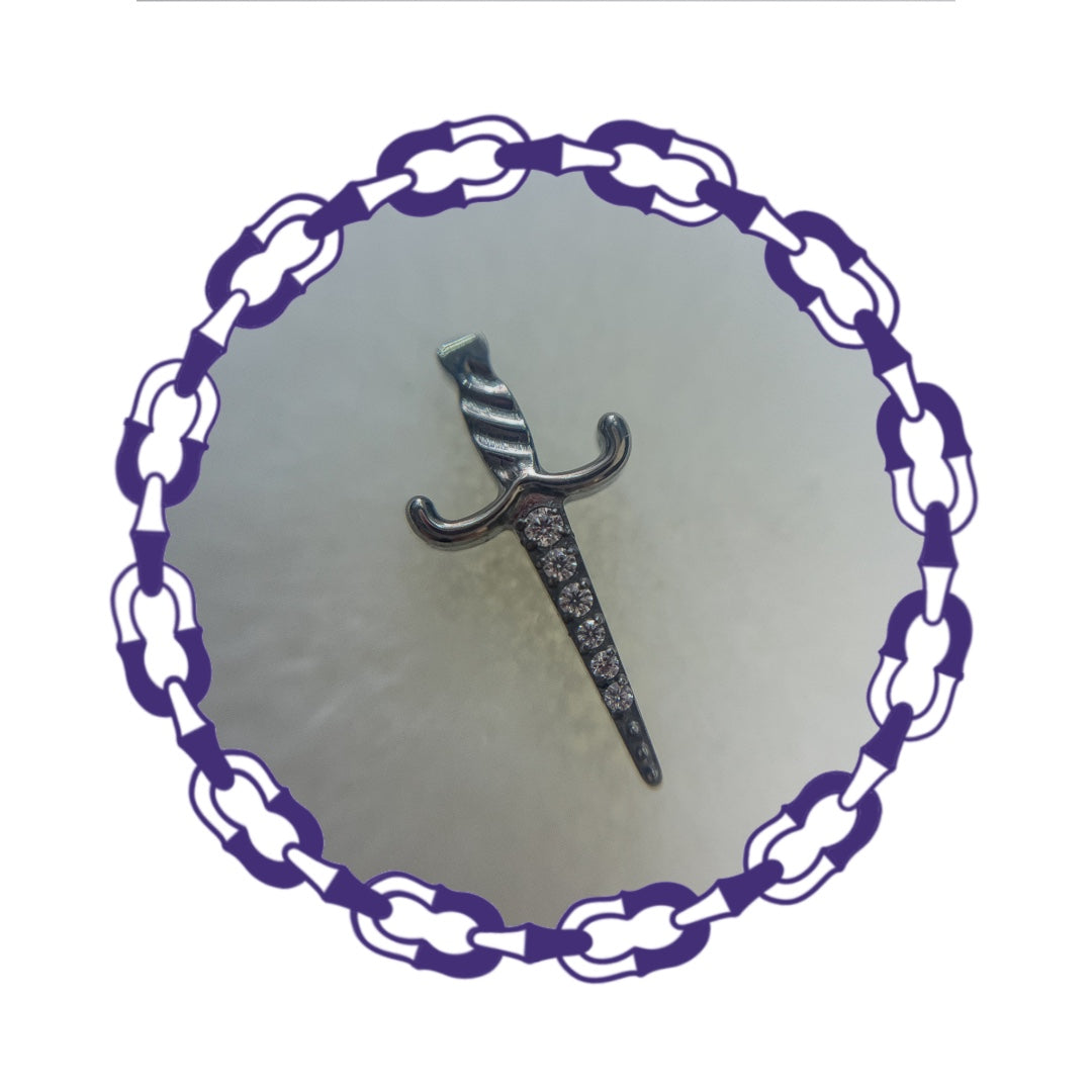 Labret Daga con Cristales