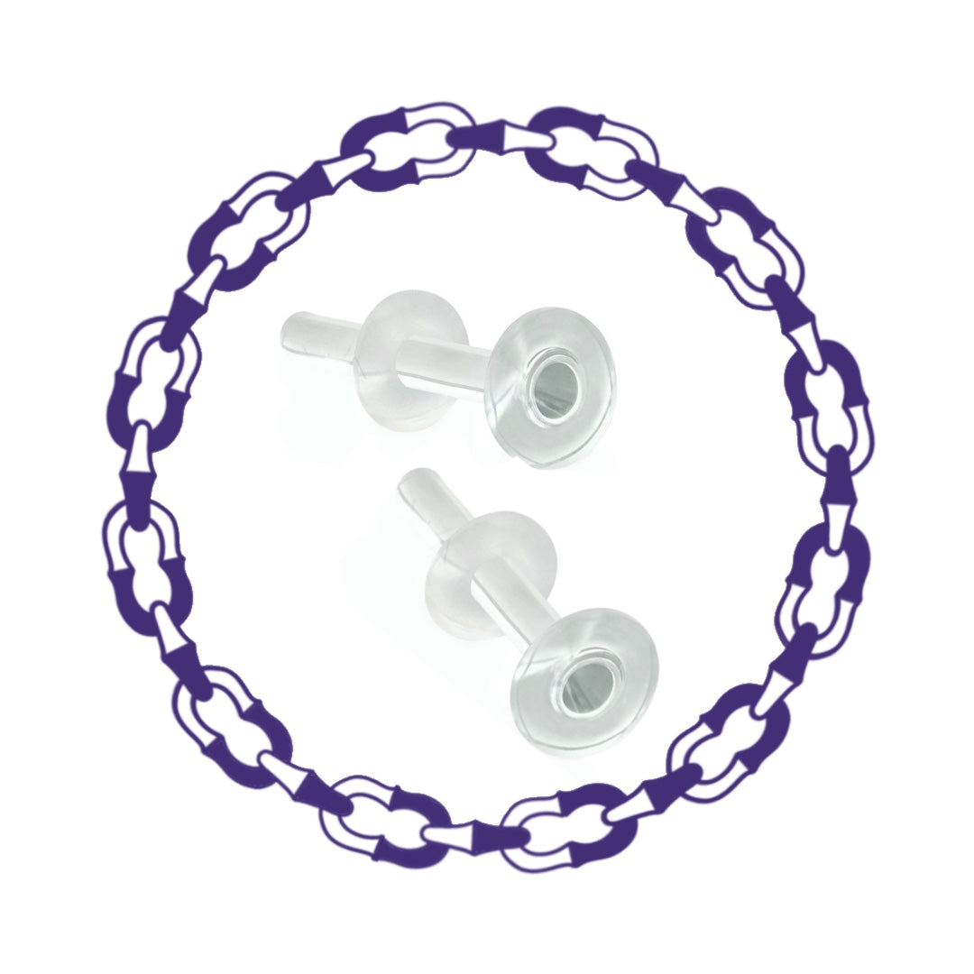 Labret borosilicato 16g / 14g