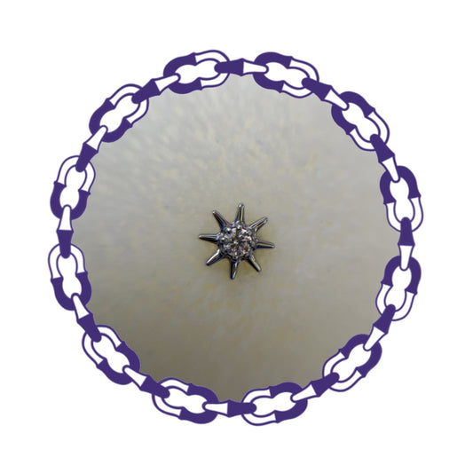 Labret Sol con Cristal