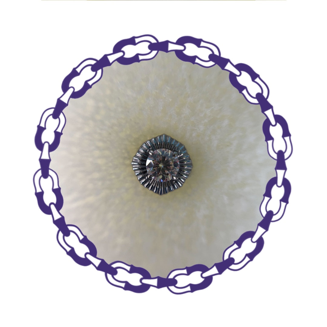 Labret Ornamento con cristal