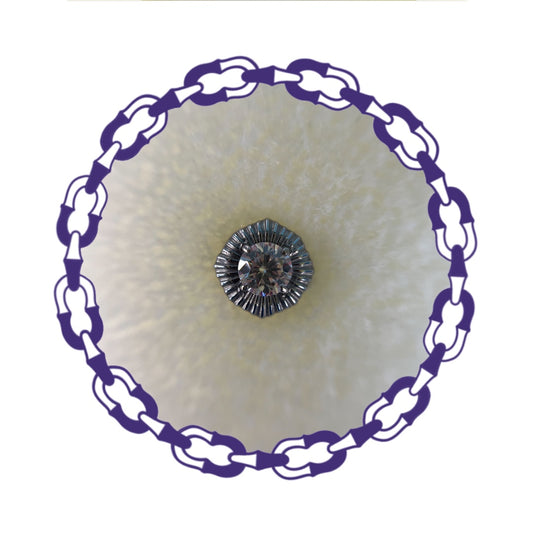 Labret Ornamento con cristal