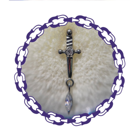 Labret Daga con Marquesa Colgante