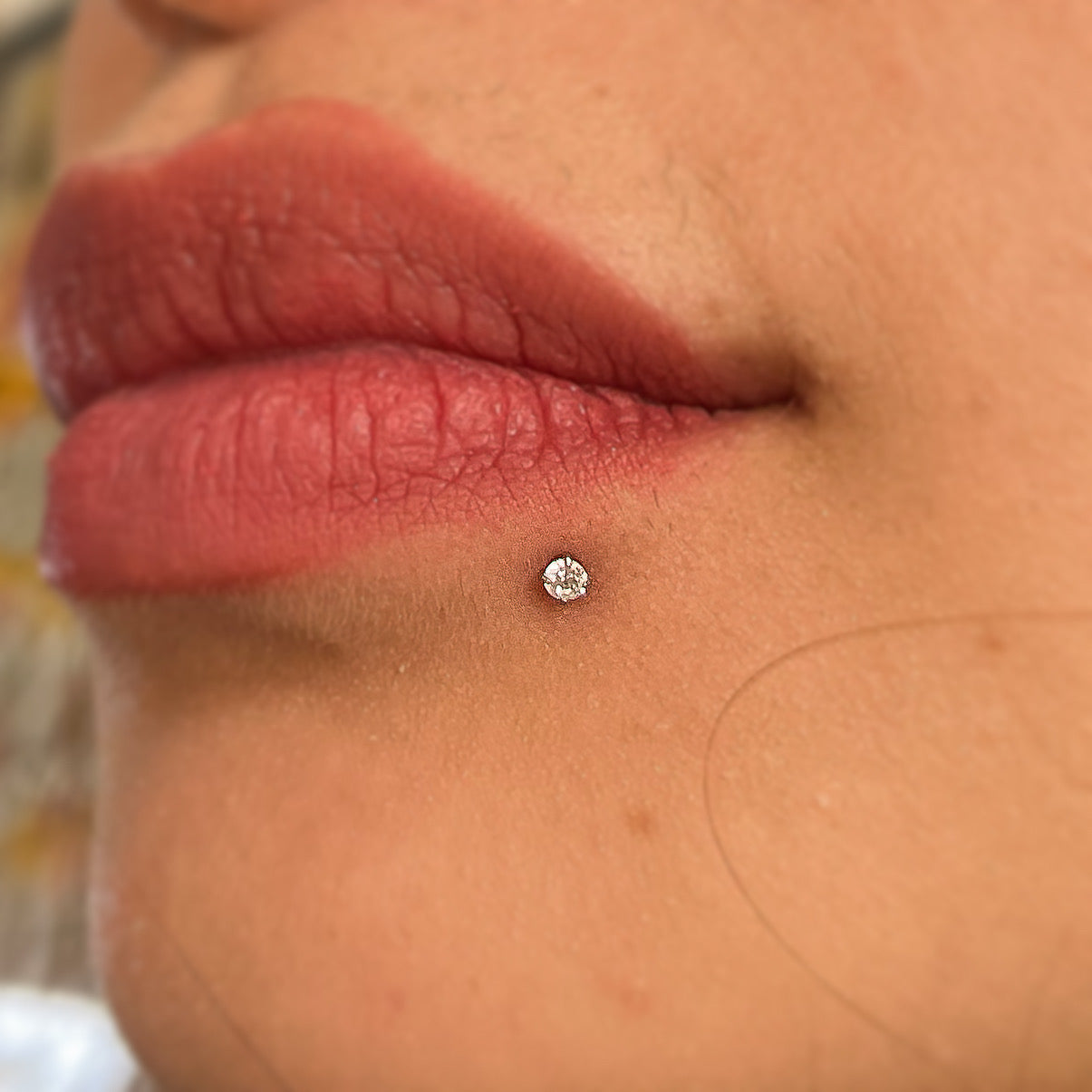 Labret Cristal Engastado