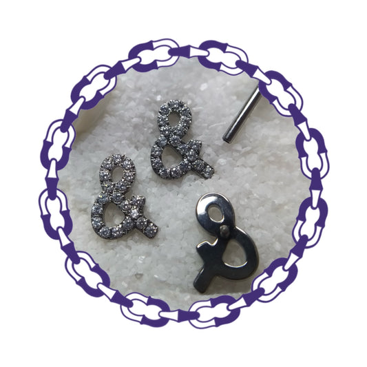 Labret Cluster Cristales Figura