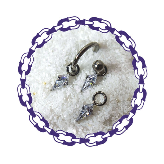 Charm Cristal Rombo (Colgante)