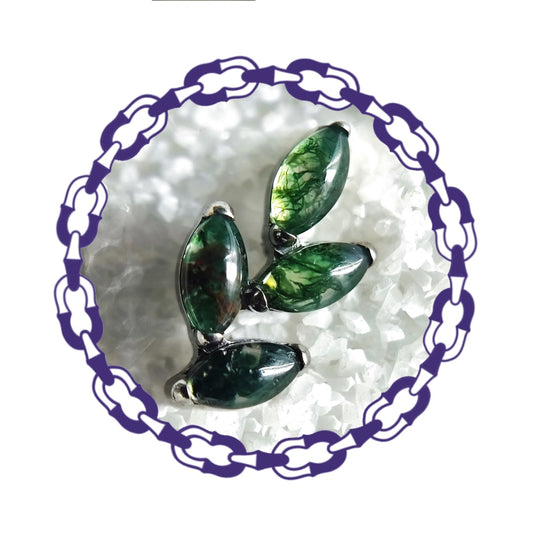 Labret Rama Cuatro Marquesas Agata Musgosa