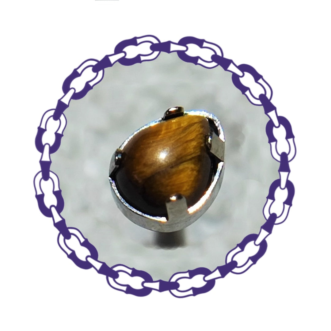 Labret Gota Ojo de Tigre