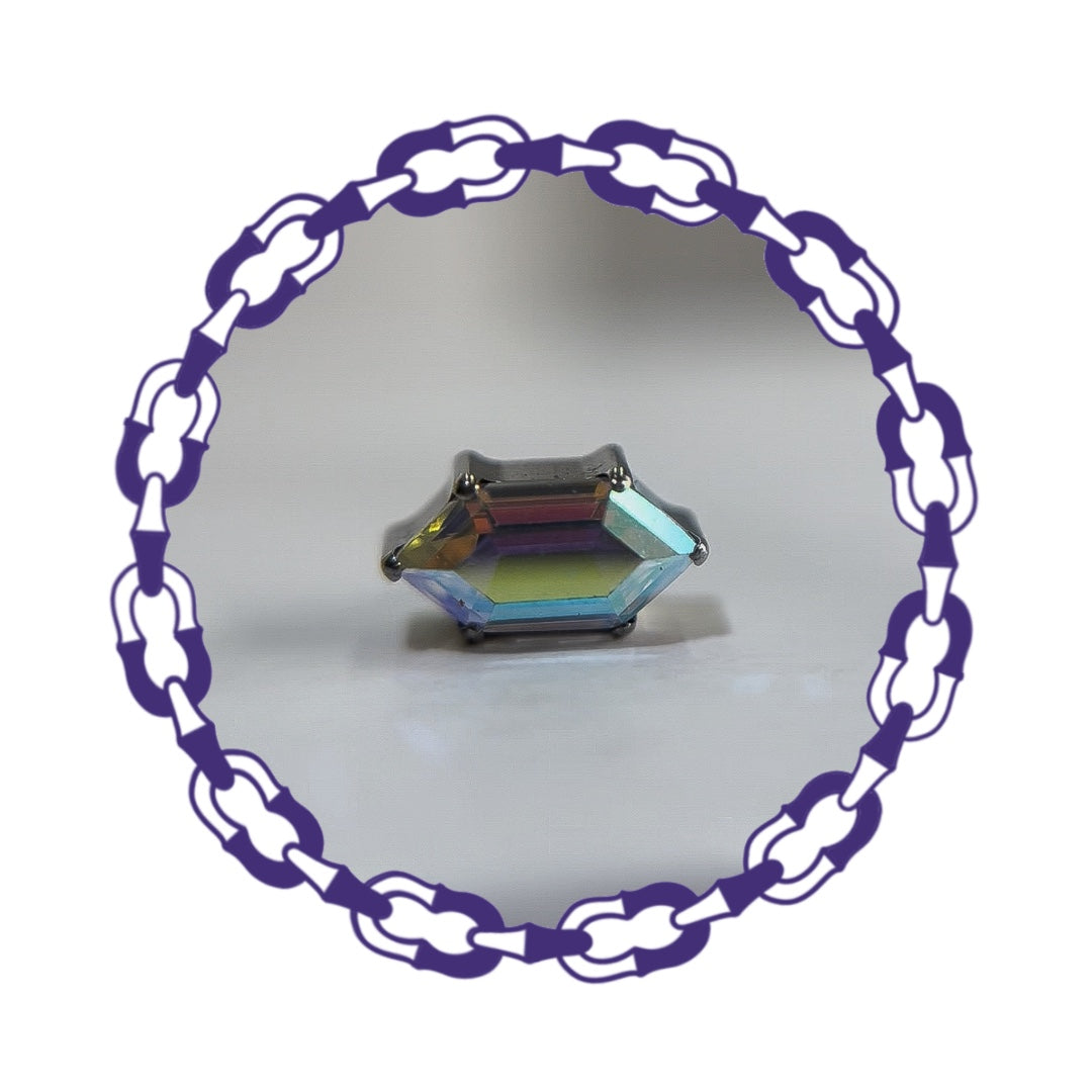 Labret Prisma Hexagonal Tornasol