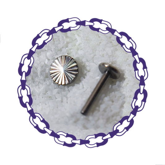 Labret Disco Acanalado